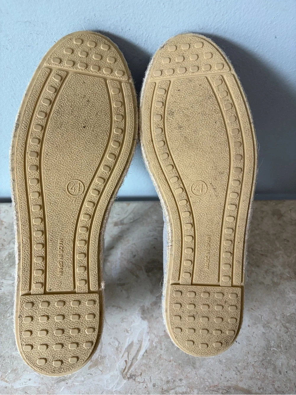 Verbenas Carmen EU 41 US 10 10.5 Suede Leather Flats Slip On Comfort Gray Casual